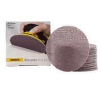 Abranet Ace HD Disques abrasifs filet Ø 125mm autoagrippant - grain P60-25 pcs - AH23202560 - Pour ponceuses excentriques 125mm - pour poncer les surfaces dures, bois, mastic, peinture, métal