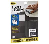 Abrasif platre et enduit 3 feuilles 230x280 + Cale offerte - Gros