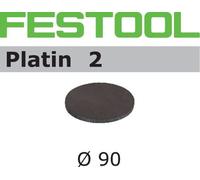 Festool Disque de polissage STF D 90/0 S500 Platin 2 – 90 mm Grain 500 – 15 pièces