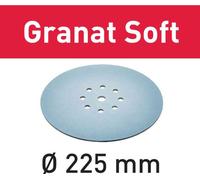Festool Disque abrasif Granat Soft Ø225 mm – Grain 120 – 25 pièces pour ponceuse Planex