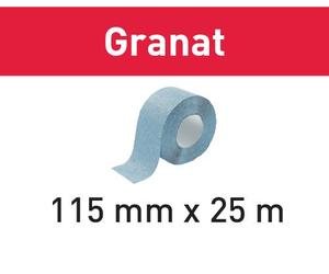 Abrasifs Granat 115mm x 25m en rouleau pour ponçage manuel FESTOOL