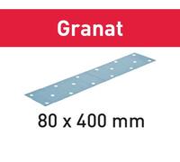 Abrasifs Granat 80 x 400 mm P150 pour enduits, apprêts, laques FESTOOL