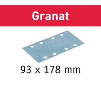 Abrasifs Granat 93 x 178 mm pour enduits, apprêts, laques FESTOOL