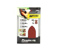 Abrasifs mouse assortis par 5 pour Ponceuse Black & decker