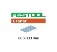 Festool Feuille abrasive StickFix Granat 80 x 133 mm P40 50 pièces (497117)