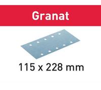 Festool Abrasifs STF 115X228 P120 GR/100 Granat Quantité:100