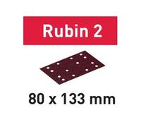 Abrasifs RUBIN 2 STF 80x133mm P180 RU2/50 - FESTOOL - 499052 Noir G