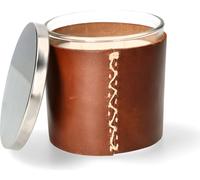 ABRATO® Diffuseur de parfum 10x10cm en verre No2 avec monture en cuir SSG Parfum unique