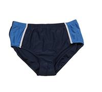 abraxas Slip de Bain Bleu Marine/Bleu Royal de Grandes Tailles Jusqu'au 8XL, Taille:5XL