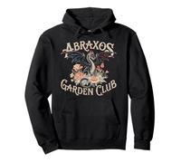 Abraxos Garden Club Dragon, Motif Floral Vintage Sweat à Capuche