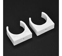 Abrazadera Plastico 15 16 20 Pièces 16 20 25 32Mm Collier de Serrage en Forme de U Clips Fixes avec Vis Abrazadera Pared Tubo Riego 16Mm (32mm + vis 20 pièces)