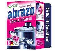 abrazo Tampon avec savon en laine d'acier - lot de 8 éponges