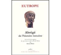 Abrege de l'histoire romaine - Eutrope - Paleo Eds - relié - Etude