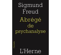 Abrege de psychanalyse - Sigmund Freud - L'herne - broché - Essai