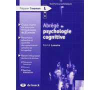 Abrégé de psychologie cognitive