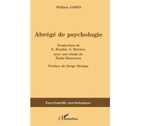 Abrégé de psychologie - William James - L'harmattan - broché - Essai
