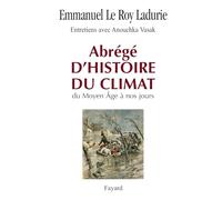 Abrégé d'histoire du climat