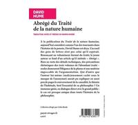 Abrégé Du Traité De La Nature Humaine Suivi De Ma Vie