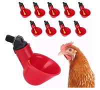 Abreuvoir - 10 pcs - Automatique - Pour Poules et Poussins - Installation Facile