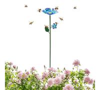 Abreuvoir à Abeilles,Bain d'abeilles métallique en Forme de de Jardin | Station d'abreuvement des Papillons - pour Balcon, arrière-Cour, terrasse, pelouse et