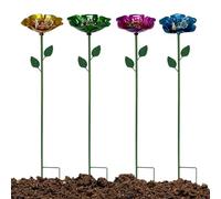 Abreuvoir à Abeilles, Portable, Stylish, - Lightweight avec Piquet Métal Décor, Jardin Lot de 4, distributeurs d'eau extérieurs pour Intérieur | Multipurpose Outdoor Indoor Utility