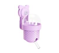 Abreuvoir à fixation murale - Joint en silicone 100 g - Réservoir de liquide automatique - Pas de buse goutte à goutte - Rongeur animal habitat - Fontaine à boire ours doré - Soin Rat Souris Essential