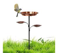Abreuvoir à oiseaux - Mangeoire décorative en métal résistant aux intempéries - Pour moine, bassin de volière pour animaux de compagnie, alimentation stable pour perroquets pour maison, jardin
