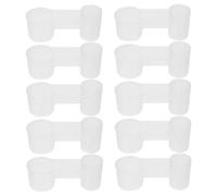 Abreuvoir à Pigeons à Double Sortie, Lot de 10, Plastique Blanc | Oiseaux et Perroquets, Usage Maison ou Animalerie, Distributeur Automatique D’eau Propre