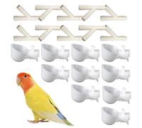 Abreuvoir à Poulets | 10 Bols D'Abreuvement Automatiques - coupelles à Eau pour volailles en Cage grillagée | pour Oiseaux, Lapins, Poussins, Canetons, Oisons, Usage Domestique, Élevage en Parcours