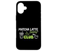 Abreuvoir à thé Matcha Latte Lovers Tea Only Club Coque pour iPhone 16 Plus