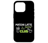 Abreuvoir à thé Matcha Latte Lovers Tea Only Club Coque pour iPhone 16 Pro