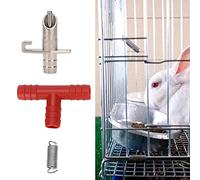 Abreuvoir Automatique 100 Pièces, pour Bits et Solution d'animation Plaquée SM (Fontaine à Eau Lapin chromée)