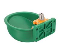 Abreuvoir Automatique pour Bétail en ABS Vert, Réduit les Remplissages | Installation Rapide, Usage Extérieur en Parc D’engraissement, pour Vaches et Veaux, Conception Pratique
