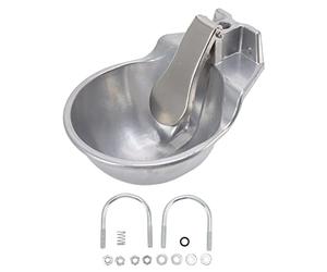 Abreuvoir Automatique pour Le bétail, Abreuvoir en Alliage d’Aluminium épaissi pour bovins, Moutons, Chiens et Chats, lavabo d’abreuvement à Alimentation par gravité Durable avec r