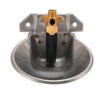 Abreuvoir Automatique pour Moutons, Abreuvoir en Acier Inoxydable avec Interrupteur à Commande Tactile, mangeoire d’Eau agricole Anti-Morsure et Anti-Collision pour chèvres et