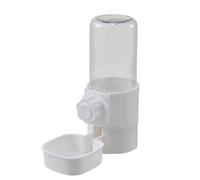 Abreuvoir automatique pour oiseaux avec bouteille d'eau pour cages, source d'alimentation transparente pour perroquets, perruches, chardonnerets, lapins, cacatoès