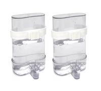 Abreuvoir automatique pour oiseaux, distributeur d'eau pour cage, 2 pièces sans gâchis, abreuvoir pour perruches, accessoires pour cage à calopsittes, distributeur d'eau, automatique, sans gâchis