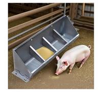 Abreuvoir avec séparateur en acier pour nourrir les porcs, les moutons, les chèvres et les chevaux, à suspendre ou à utiliser au sol