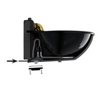 Abreuvoir chauffant raccord 1/2" Kerbl H10 50W Noir 1,6 L