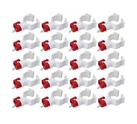Abreuvoir de Poulet Polyvalent, 20 Pièces, Mangeoire à Mamelon pour Volaille, Poulet, Canard, Oiseau, Abreuvoir à Mamelon de Poulet