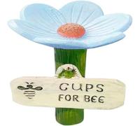 Abreuvoir en forme de fleur, colorés pour pollinisateurs, pour abeilles, papillons et bienfaits, pour pelouse, ferme, ou décoration d' et conservation du jardin
