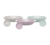Abreuvoir Junior - Trixie - Trough Céramique - 200 Ml - Couleurs Assorties - Pour Petits Chiens