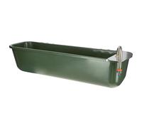 Kerbl Abreuvoir long avec robinet à flotteur 42 L inclus raccord à clic pour tuyau d'arrosage
