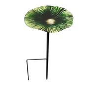 Abreuvoir Oiseaux Exterieur sur Pied,Mangeoires pour Oiseaux Sauvages,Mangeoire Oiseaux sur Pied,Bains pour Oiseaux Sauvages,Mangeoire Oiseaux Extérieu,Decoration pour Jardin Balconr (Vert)