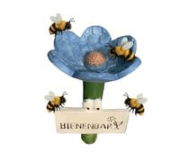 Abreuvoir pour Abeilles - Bain D'extérieur en Forme De Fleur pour Oiseaux Et Insectes, Décoration De Jardin Durable Et Résistante Aux Intempéries, Mangeoire Respectueuse De La Pollinisation, Petit