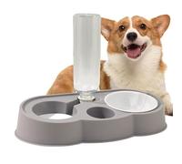 Abreuvoir pour chat avec bol de nourriture, bol d'alimentation pour chat - Distributeur automatique d'eau potable pour chat de 500 ml | Distributeur d'eau à Siphon de grande capacité, bol antidérapant