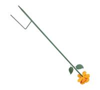 Abreuvoir pour Insectes Pollinisateurs en Métal, Motif Floral Jaune | Hydratation Ciblée, Remplissage Facile, Usage Patio et Jardin, Décoration Extérieure Résistante aux Intempéries