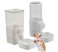 Abreuvoir pour Oiseaux de Cage - Mangeoire Automatique pour Cage | Fontaine Transparente pour Perruches Accessoire pour Animaux Intérieur Extérieur Maison Balcon
