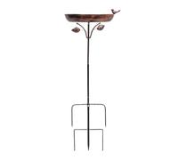 Abreuvoir pour oiseaux extérieur | Fontaine extérieure oiseaux, fontaine à eau décorative artistique avec bec à 5 branches pour jardin, pelouse, patio