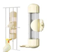 Abreuvoir pour Oiseaux - Mangeoire Automatique pour Oiseaux, Distributeur de Cage Transparente | Récipient d'arrosage de Conception de percuteur de 200 ML pour perruches Petits Animaux Un déb